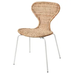 IKEA ÄLVSTA(194.815.65) стул, ротанг ручной работы/Сефаст белый