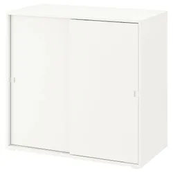 IKEA VIHALS(204.832.62) шафа з розсувними дверима, білий