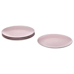 IKEA FÄRGKLAR (304.781.80) тарелка, Матовый светло-розовый