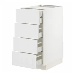 IKEA METOD / MAXIMERA(894.094.63) sza stj 4fr / 2n / 3wd, білий / Stensund білий