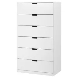 IKEA NORDLI(892.394.99) комод, 6 ящиків, білий