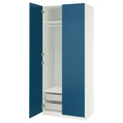 IKEA PAX / FYRUDDEN(995.816.03) Комбінація гардеробу, білий/синій