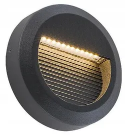 Вуличний світильник, що вбудовується SIDEWALK Чорний 3W LED 3000K IP54 11см Сад