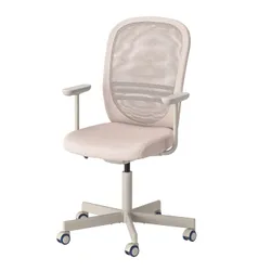 IKEA FLINTAN(094.244.67) офісне крісло з підлокітниками, бежевий