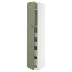 IKEA METOD / MAXIMERA(395.178.32) Шкаф 2 -й двери/4szufl, Biały/Axstad Greya -green