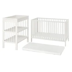 IKEA GULLIVER(894.158.45) Комплект дитячих меблів 3 предмета, білий