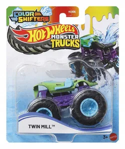 HOT WHEELS MONSTER TRUCK COLOR SHIFTERS VEICLE Twin Mill JDV94