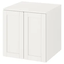 IKEA SMÅSTAD / PLATSA(993.898.03) кабінет, біла біла рамка / з 1 пол