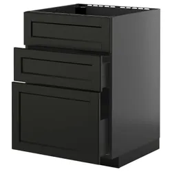 IKEA METOD / KNIVSHULT(195.878.64) SZ ZL+3FR/2SZU, Черный Черный цвет Черный цвет/Лерхиттан