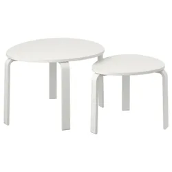 IKEA SVALSTA (702.806.86) Столы, 2 шт., белый