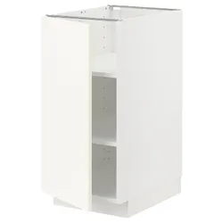 IKEA METOD(995.071.23) шафа/полиці, білий/Вальстена білий