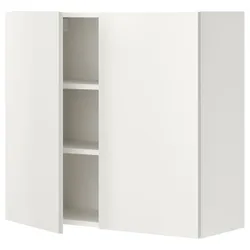 IKEA ENHET(593.208.96) подвесной шкаф 2 полки/дверь, белый