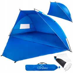 CAMPELA велика пляжна намет синій 2в1-CA0077BLU