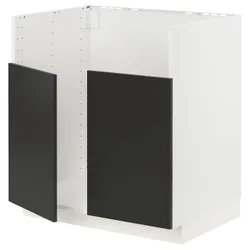 IKEA METOD(995.504.56) шкаф Zl под Tallsjön, Белый/Никкебо Матте -антрацит