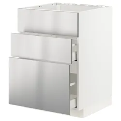 IKEA METOD / MAXIMERA(393.298.74) одна штука від злотих + 3 шт./2 шт, білий / Vårsta нержавіюча сталь
