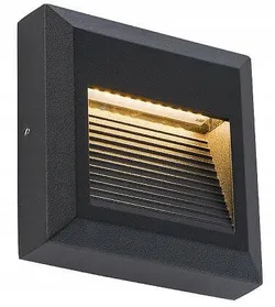 Вуличний світильник, що вбудовується SIDEWALK Чорний 3W LED 3000K IP54 10 см Сад