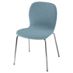 IKEA KARLPETTER(294.814.66) стілець, Gunnared світло-блакитний/Sefast хром