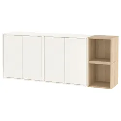 IKEA EKET(194.942.71) сочетание навесных шкафов, белый/под беленый дуб