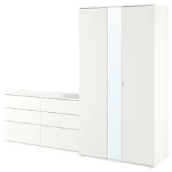IKEA VIHALS(494.421.86) комбінований гардероб, білий