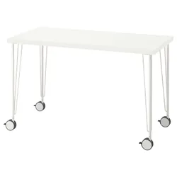 IKEA LAGKAPTEN / KRILLE(494.167.76) стол письменный, белый
