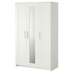 IKEA BRIMNES (404.079.22) Шкаф/гардероб/3 двери, белый