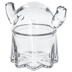 IKEA KUSTFYR(105.996.11) Миска с крышкой, Дух бесцветный стекло