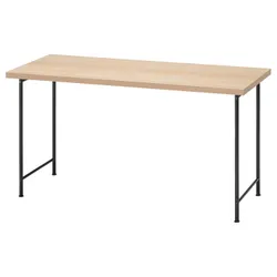 IKEA LAGKAPTEN / SPÄND(995.638.35) рабочий стол, Имитация белого/черного окрашенного дуба
