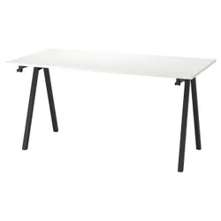 IKEA TROTTEN(394.295.62) стол письменный, белый / антрацит