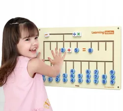 СЕНСОРНА ДОШКА VIGA ДЛЯ НАВЧАННЯ РАХУНКУ СЕРТИФІКАТ FSC MONTESSORI
