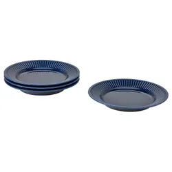 IKEA STRIMMIG(205.056.88) тарелка, керамическая посуда синяя