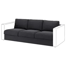 IKEA VIMLE(794.343.16) секція на 3 особи, Хіларед Антрацит