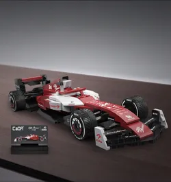 Автомобільний конструктор Cada Alfa Romeo F1 Team Orlen C42 2022 Машинка конструктор Гоночна машина конструкт