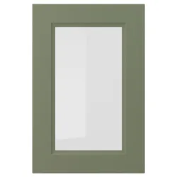 IKEA AXSTAD(405.640.02) Стеклянная дверь, серый -грин