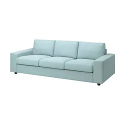 IKEA VIMLE(794.014.67) 3-местный диван, с широкими подлокотниками / Saxemara голубой