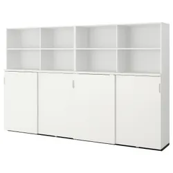 IKEA GALANT(692.852.08) комбинация с раздвижными дверями, белый