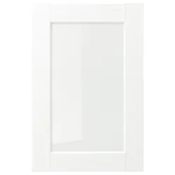 IKEA ENKÖPING (405.057.91) Скляні двері, біла імітація дерева