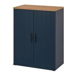 IKEA SKRUVBY(305.203.58) шафа/двері, чорний синій