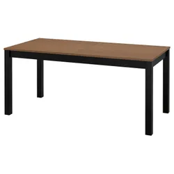IKEA ÅLHULT(506.007.83) склад -ут таблица, черный/коричневый
