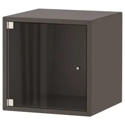 IKEA EKET(693.363.59) дверь/стеклянный шкаф, темно-серый