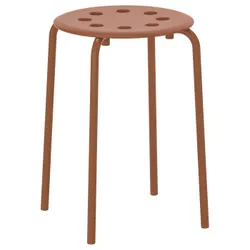 IKEA MARIUS(206.052.49) табуретка, красно -коричневый