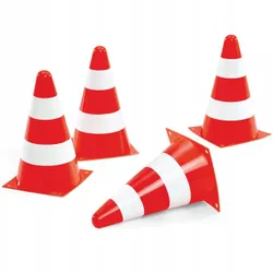 Rolly Toys Дорожні конуси 4 Попереджувальні конуси