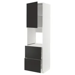 IKEA METOD / MAXIMERA(194.984.86) w sz n пиріг dr/2fr/2w szu, білий/матовий антрацит Nickebo