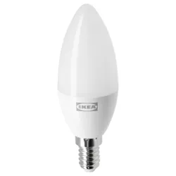 IKEA TRÅDFRI (204.867.84) Светодиодная лампа E14 470 люмен, беспроводная люстра с тусклым белым спектром / опалово-белая люстра