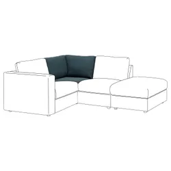 IKEA VIMLE(894.343.49) кутова секція, Хіларед темно-синій