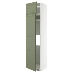 IKEA METOD(495.176.19) SZ LODM или ZAMR с 2CH, Biały/Axstad Greya -green