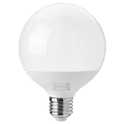 IKEA SOLHETTA(805.484.30) LED лампочка E27 1521 люмен, затемнений/опаловий білий