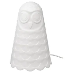 IKEA SOLBO (603.478.47) Настольная лампа, белый, сова
