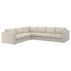 IKEA VIMLE (193.995.75) 5-местный угловой диван, Гуннаред бежевый