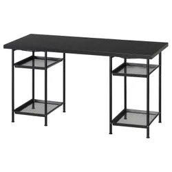 IKEA LAGKAPTEN / SPÄND(995.638.64) рабочий стол, Czarnobrąz/Black