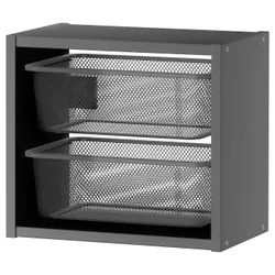 IKEA TROFAST(295.153.10) настенный шкаф, серый/темно-серый